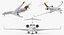 Bombardier Global 6000 Rigged 3D Model
