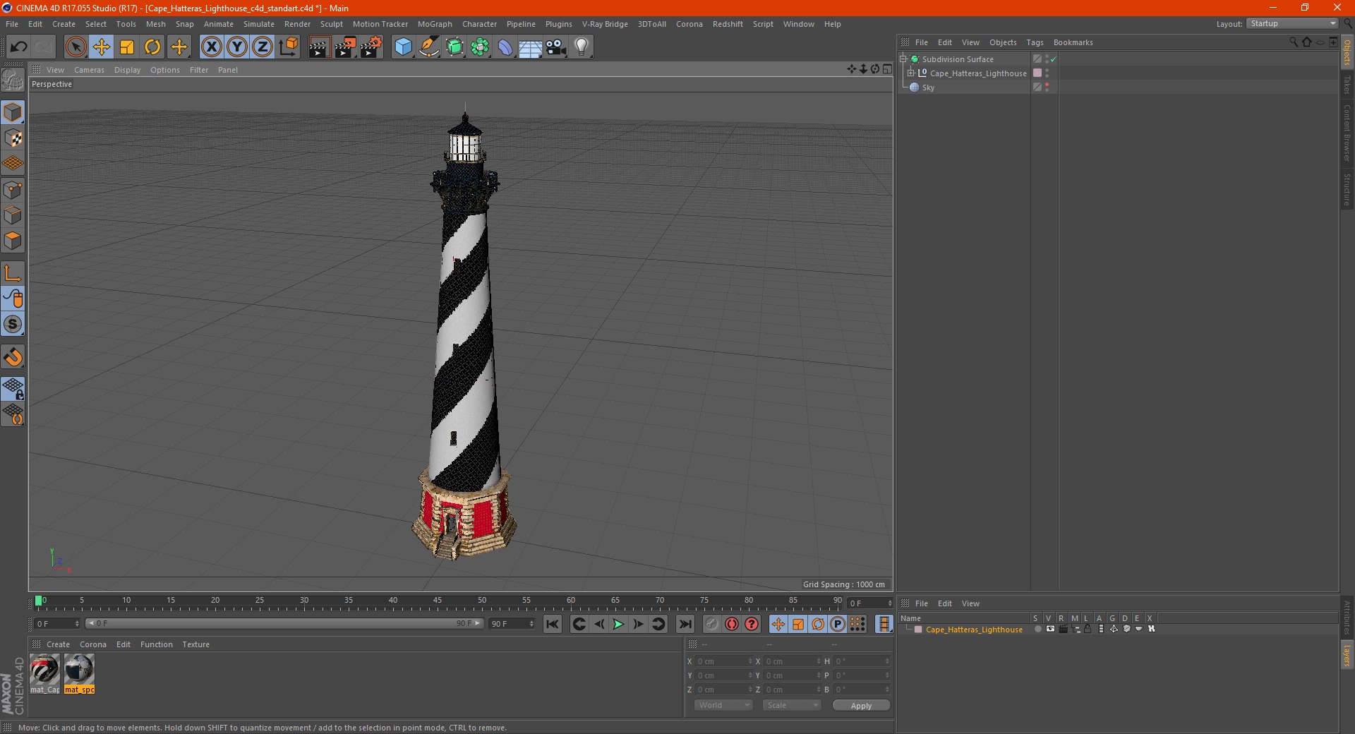 Cape Hatteras Lighthouse 3D model https://p.turbosquid.com/ts-thumb/HV/0CS9xI/HI/capehatteraslighthousec4dmodel030/jpg/1629229134/1920x1080/fit_q87/ebfa5bcb17c82a25638c371f8361c0e084cba347/capehatteraslighthousec4dmodel030.jpg