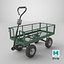 3D Garden Cart 3D Model