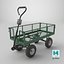 3D Garden Cart 3D Model