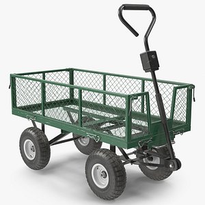 3D Garden Cart 3D Model