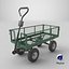 3D Garden Cart 3D Model