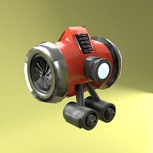 3D model Drone Turret