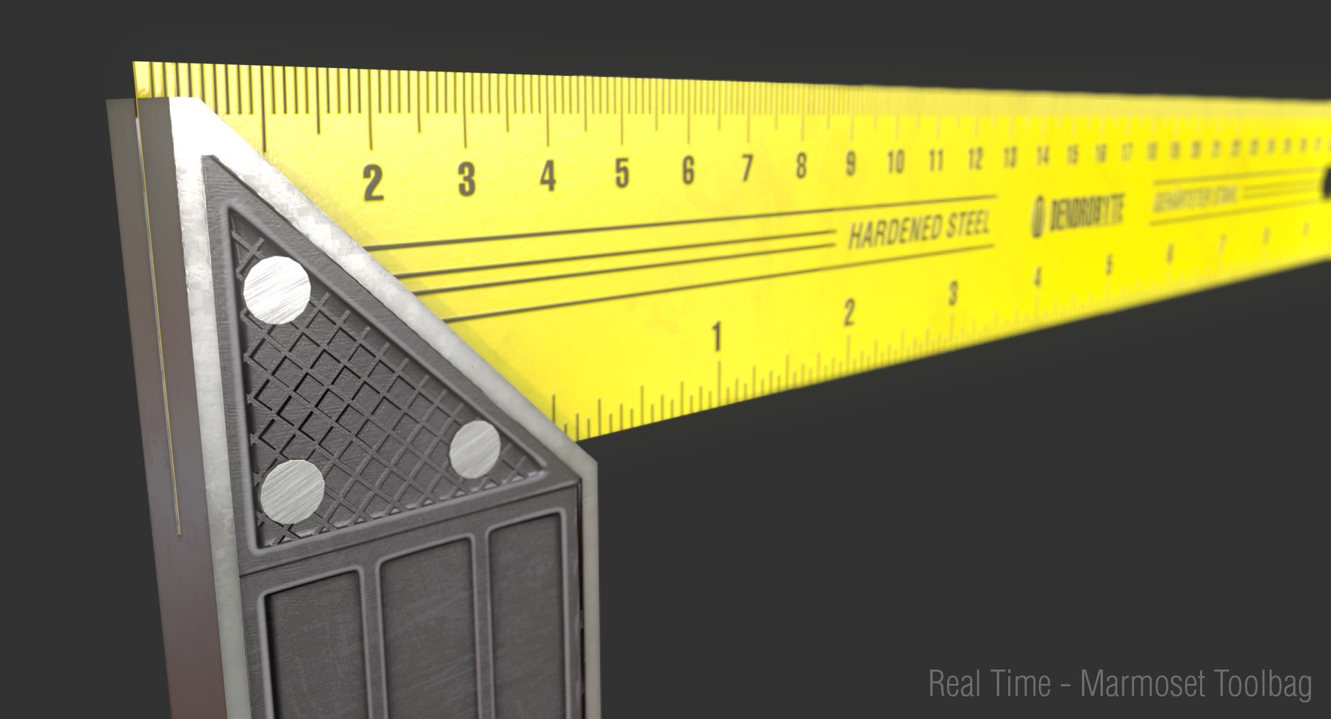 3D Square Ruler Industry - TurboSquid 1634980