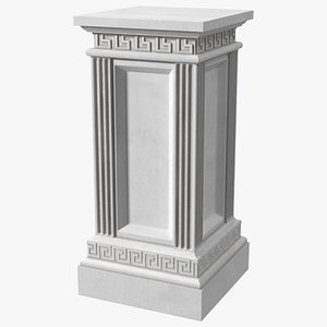 column base greco roman 3d c4d
