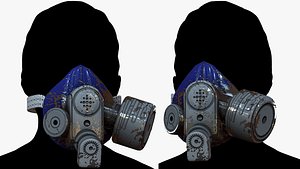3D gas mask model
