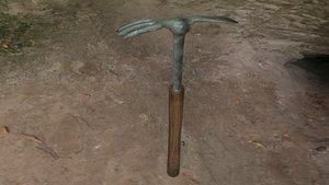 Hoe or Azada Low poly