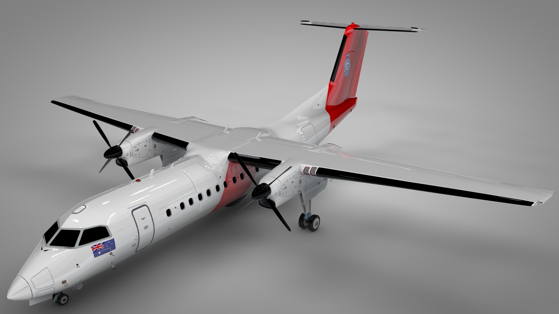 3D Australian Customs Surveillance Bombardier De Havilland 3D Australian Customs Surveillance Bombardier De Havilland