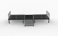 Industrial Stair 3D model