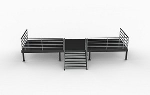 Industrial Stair 3D model