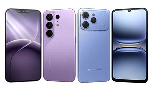 Tecno CAMON 50 Lavender Mist And Tecno SPARK 40 Mirage Blue