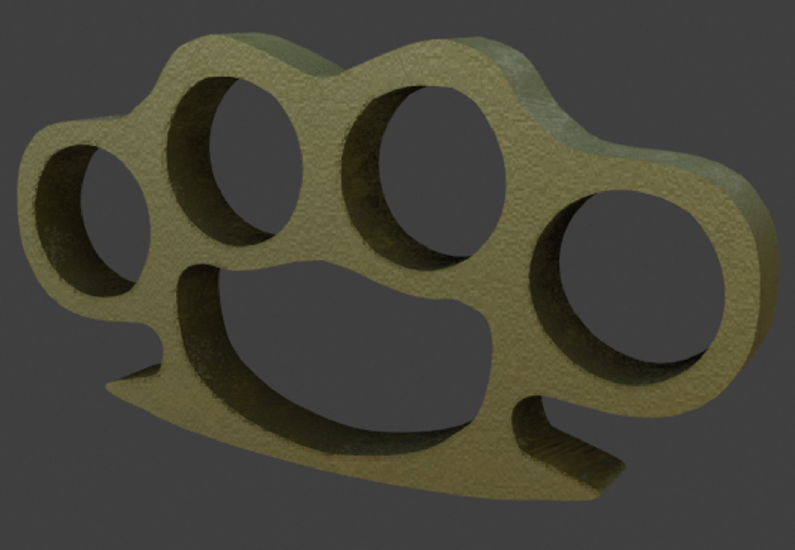 Brass Knuckles Model - TurboSquid 1484405
