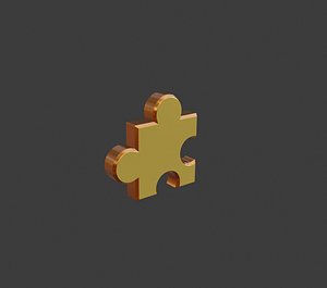 puzzle piece 3D model