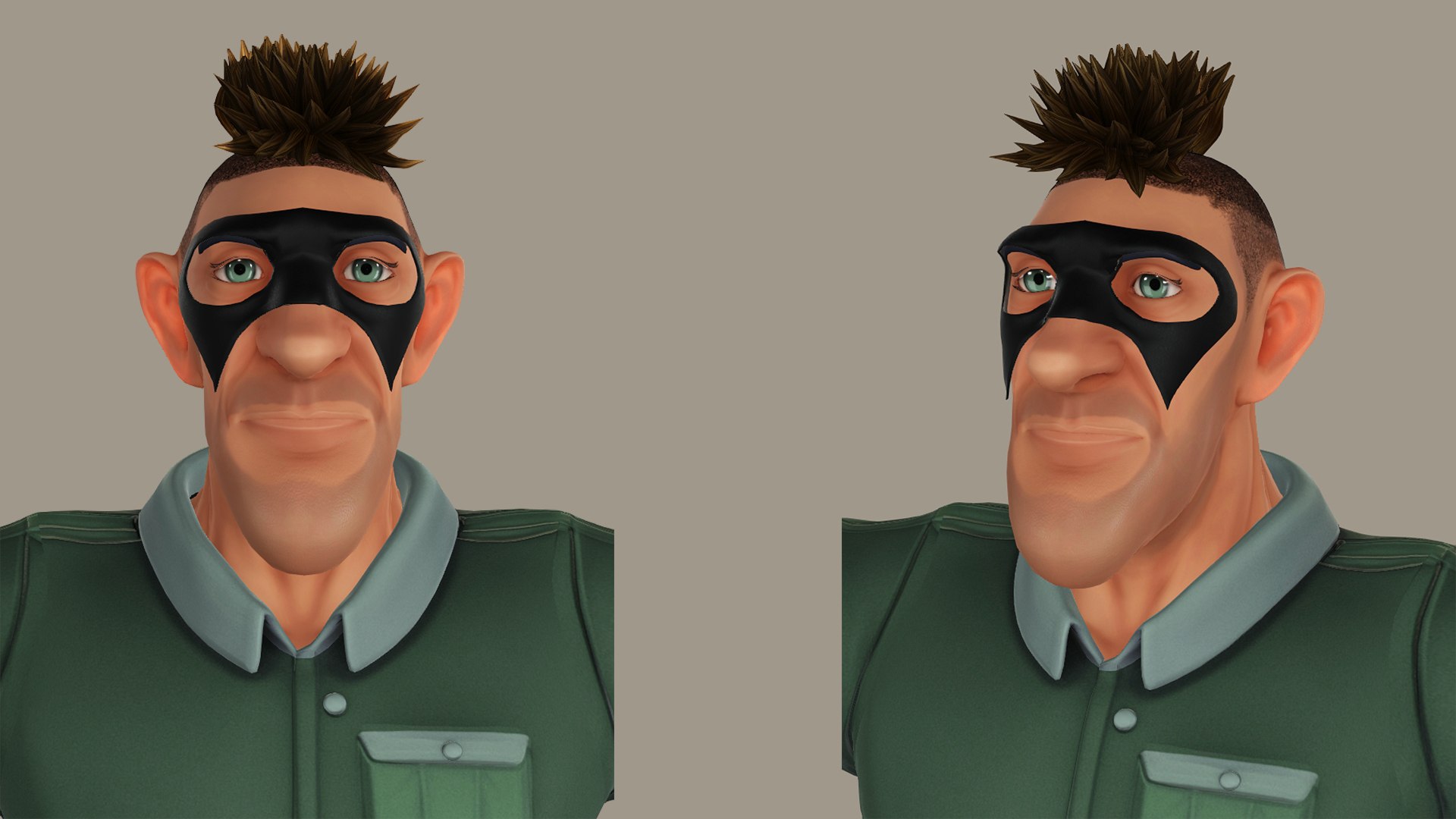 Cartoon Rigged Man-Luky Character 3D Model 3D Model - TurboSquid 2469765