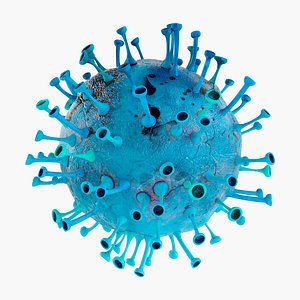 3D model coronavirus 2019-ncov