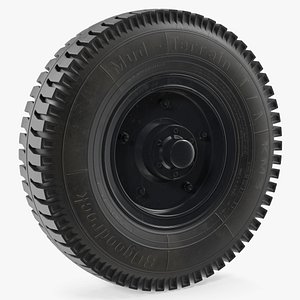 Wheel for Portable Construction Machines 3D model