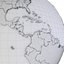 3d country world globe model