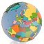 3d country world globe model