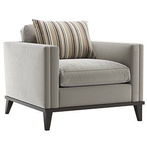 3D Donghia Hudson armchair model