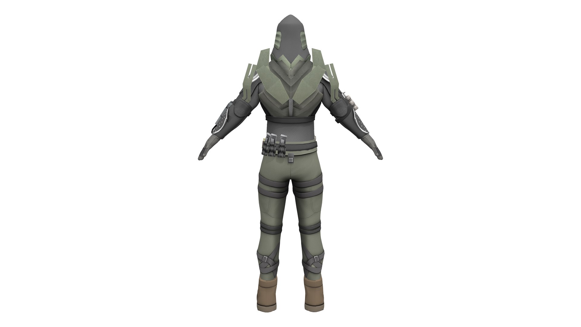 Cyborg Ranger Warrior Full Combat Suit Model - TurboSquid 1962683