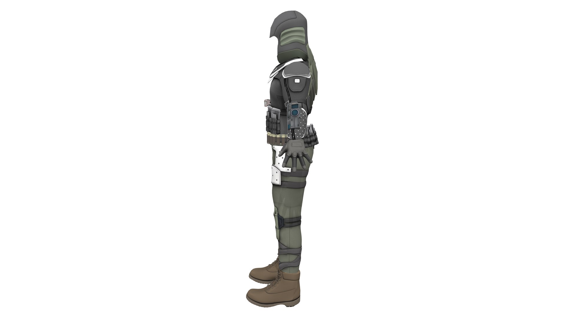 Cyborg Ranger Warrior Full Combat Suit Model - TurboSquid 1962683