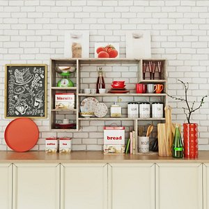 3D decorative appliances kitchen