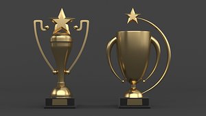 Trophy Cups 3D model