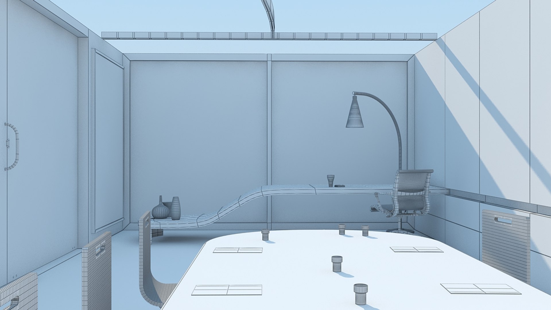 3d Model Scene Office 2011