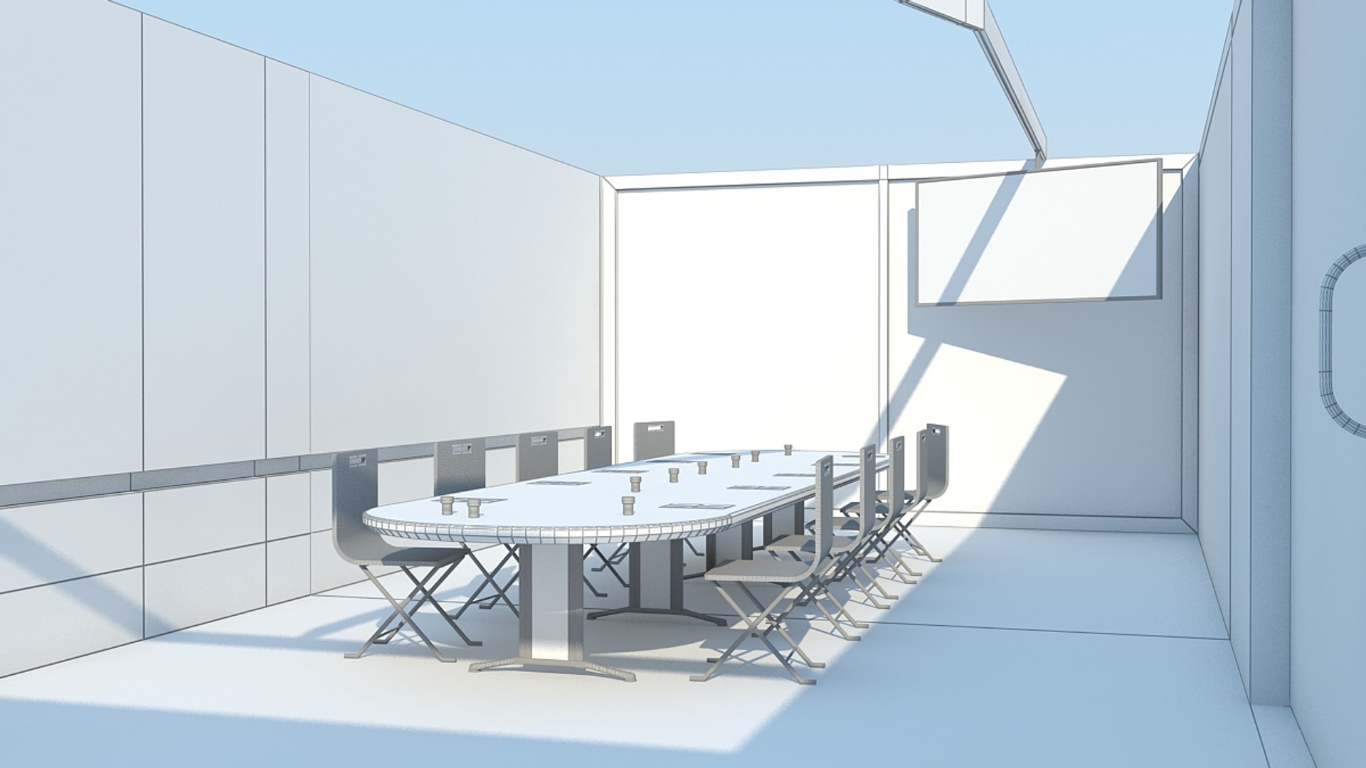 3d Model Scene Office 2011