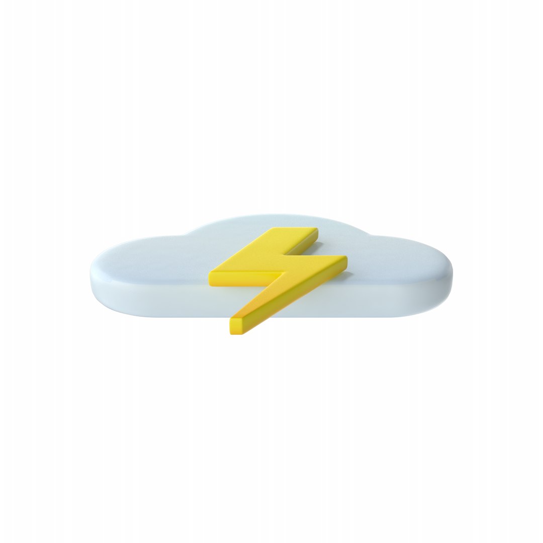 Weather Icon 7 3D - TurboSquid 2320205