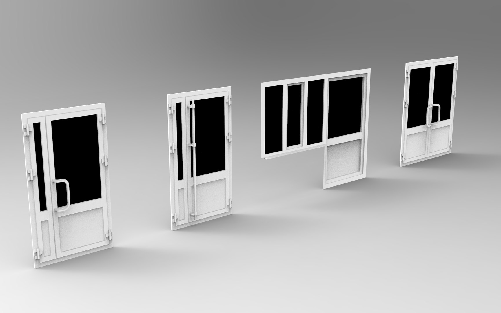 Windows Doors Model - TurboSquid 1451346