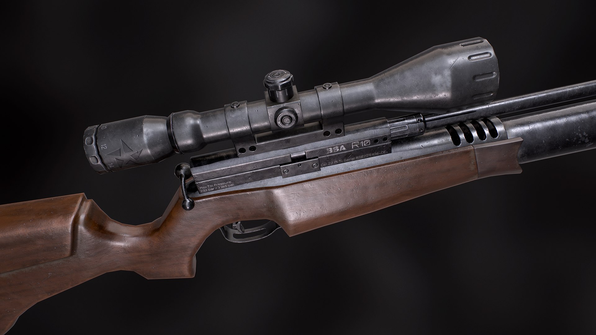 Rifle Pbr 3D Model - TurboSquid 1345376