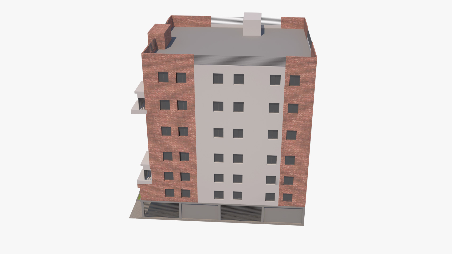 3D Building 13 Model - TurboSquid 2091314