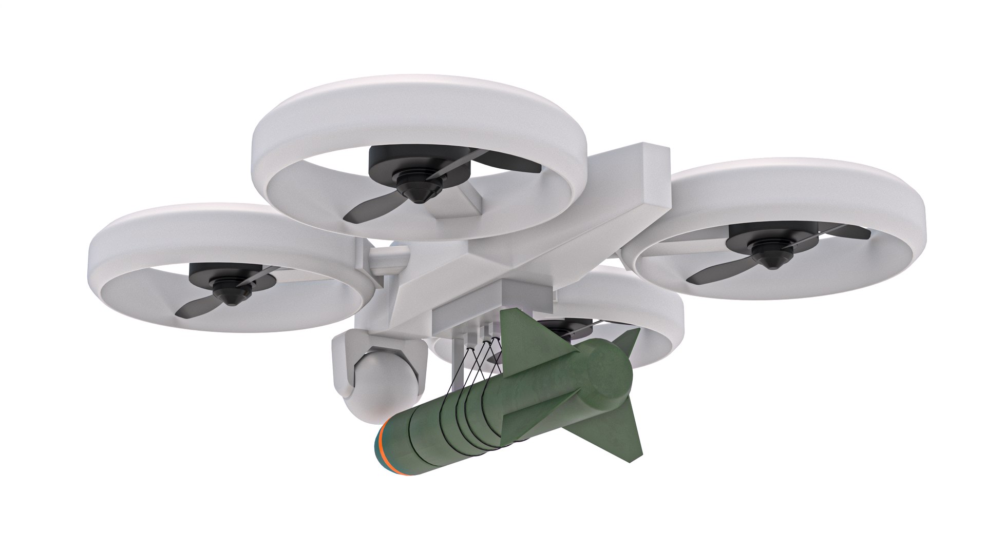 Military Quadrocopter Drone 3D model https://p.turbosquid.com/ts-thumb/HW/5gbyLz/ii/militarydrone4/png/1710884756/1920x1080/fit_q87/ddfcfc4d208e11c6c89186ba7a997742619d804d/militarydrone4.jpg