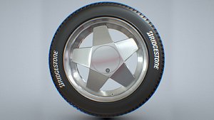 3D Wheel And Tire model