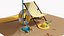 3D model Beach composition 02