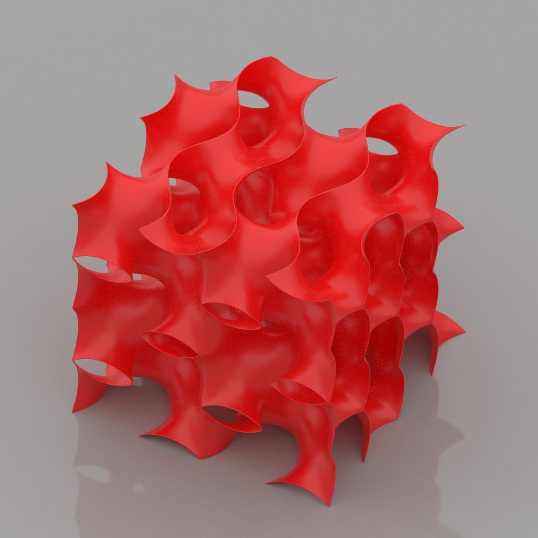 Gyroid cube print 3D model - TurboSquid 1292950