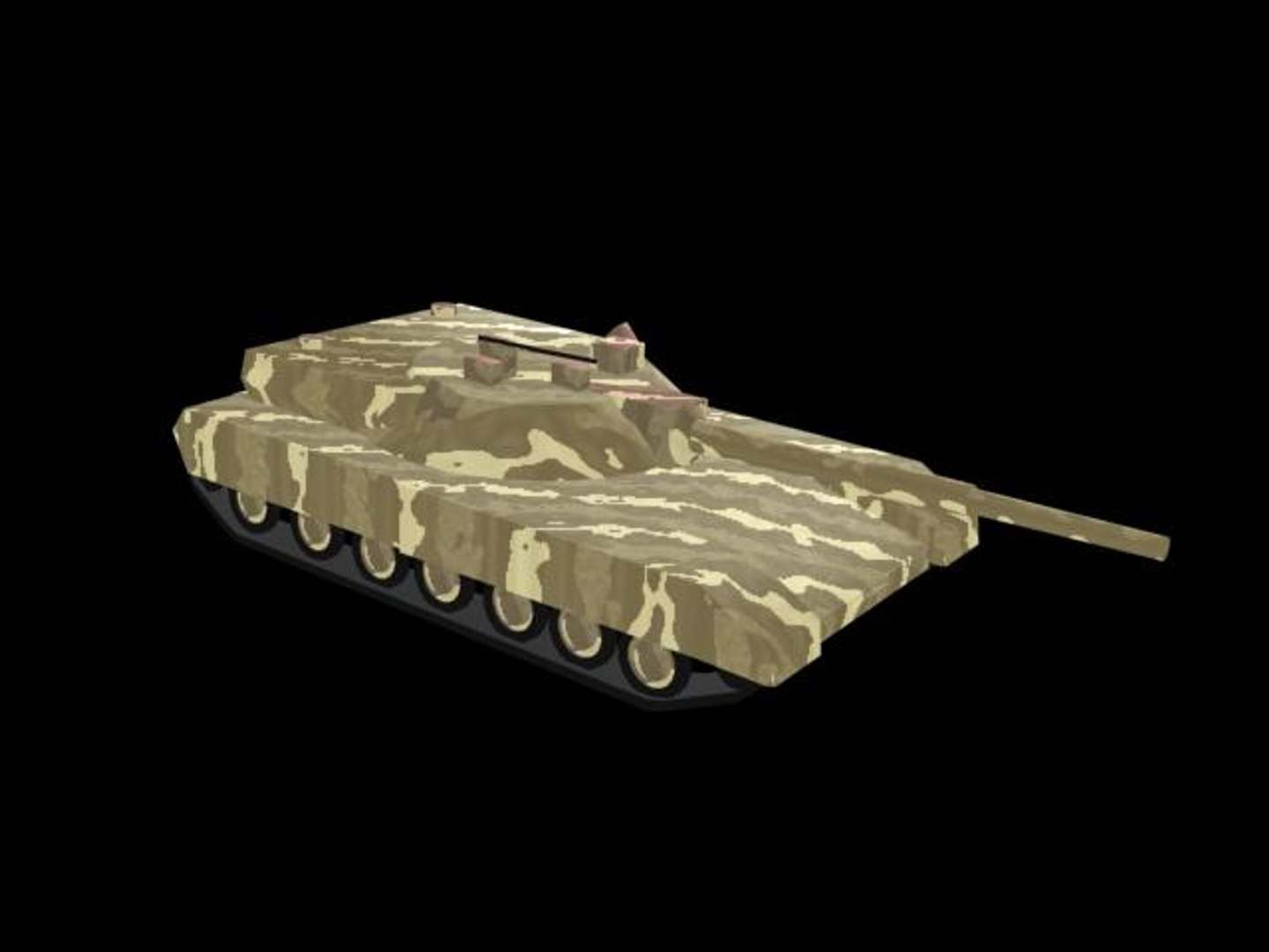 Russian Battle Tank Black Eagle ~ Modèle 3D #89285300