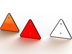 Trailer Triangle Reflectors model