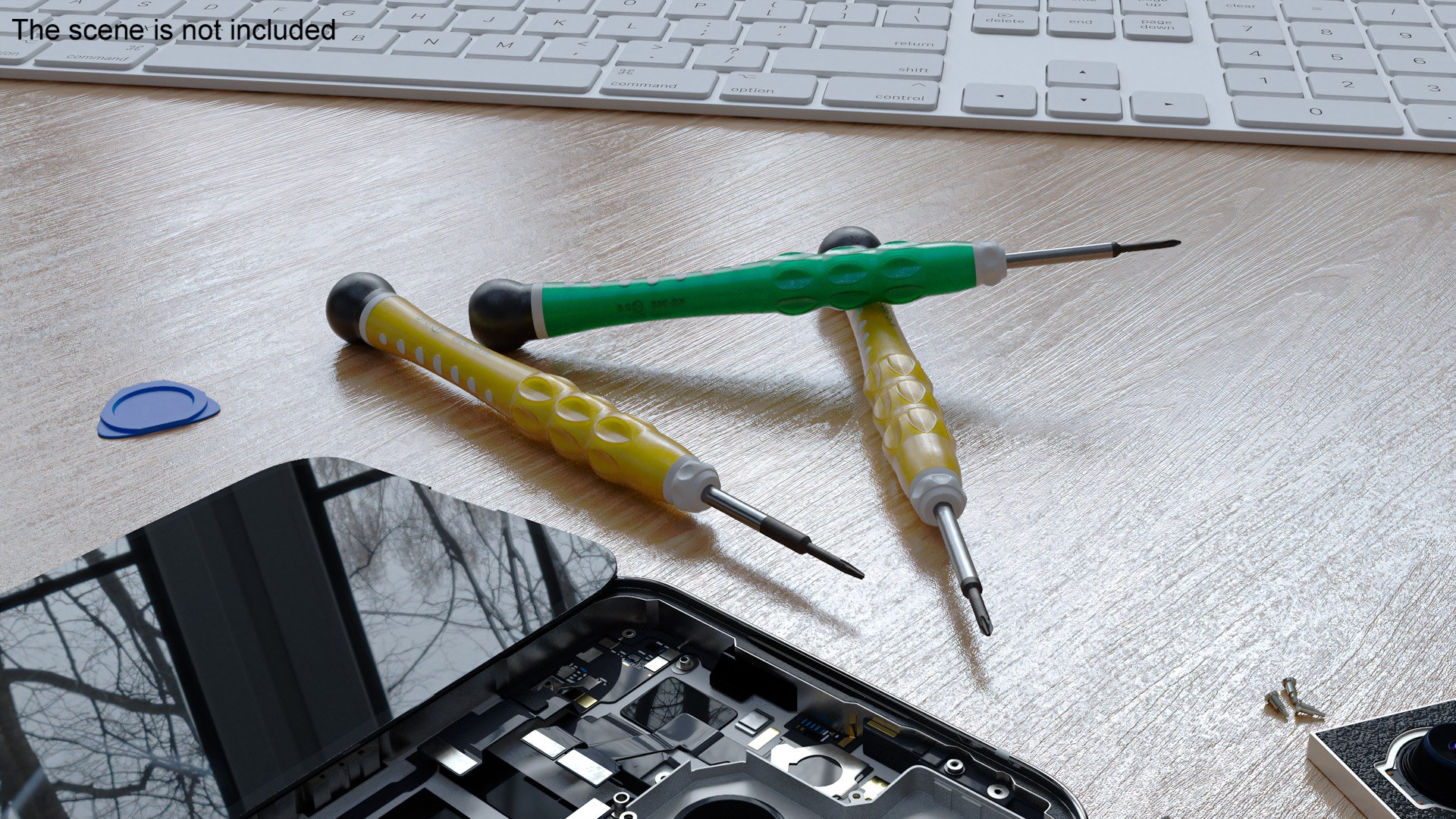 3D Model Cellphone Repair Screwdrivers Set - TurboSquid 2212744