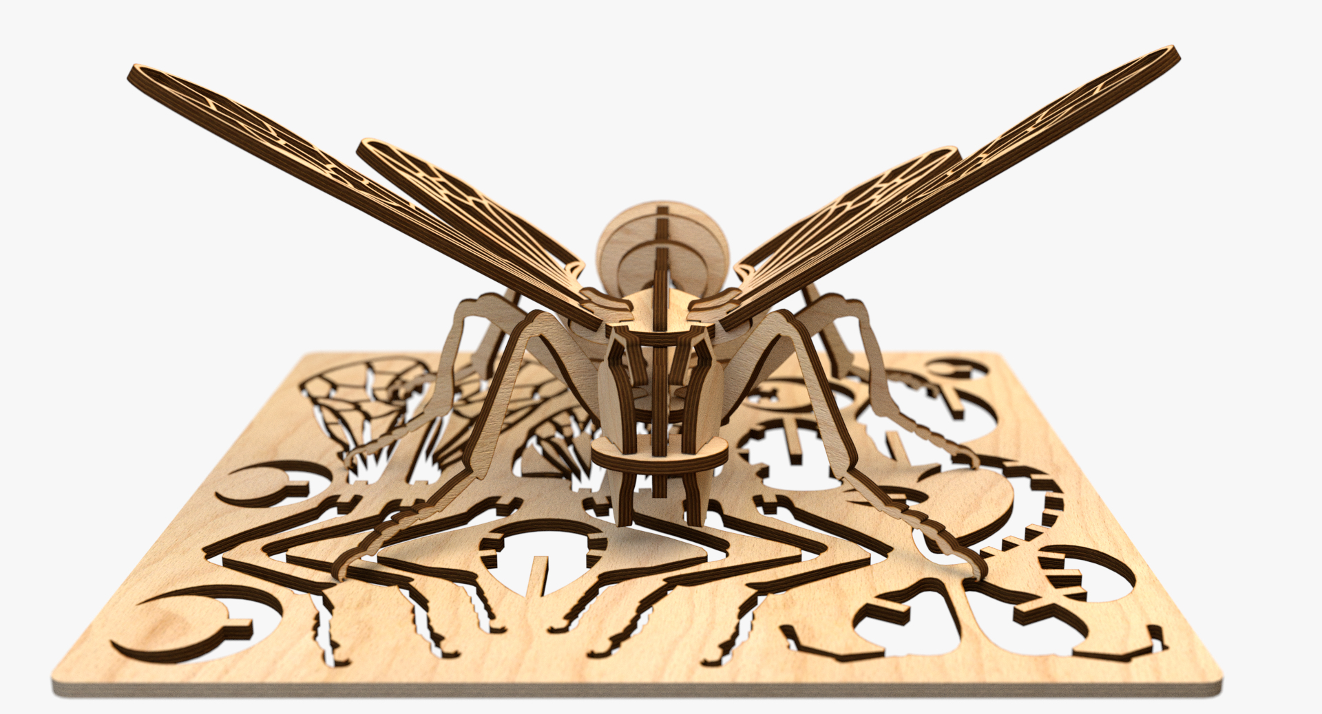 3D Laser Cut Bee: A Buzzing Masterpiece of Precision and Creativity