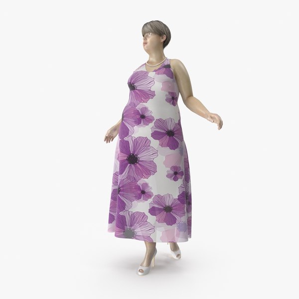 size mannequin 01 pose 3D model