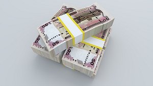 Bangladesh 50 Taka Banknote 2025 Obverse 3D Model BDT50