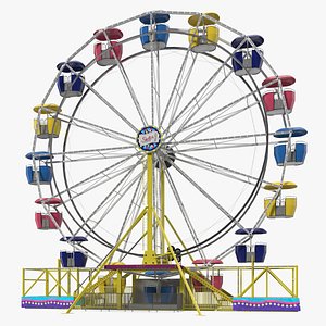 Amusement Park Ferris Wheel
