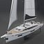 BAVARIA C46 럭셔리 요트 3D 모델