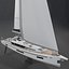 BAVARIA C46 럭셔리 요트 3D 모델