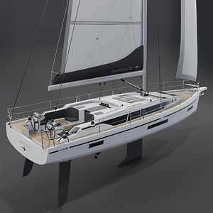 BAVARIA C46 Luxury Yacht 3D 3D model