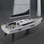 BAVARIA C46 럭셔리 요트 3D 모델