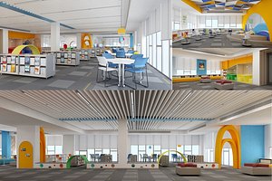 3D Kindergarten Nursery