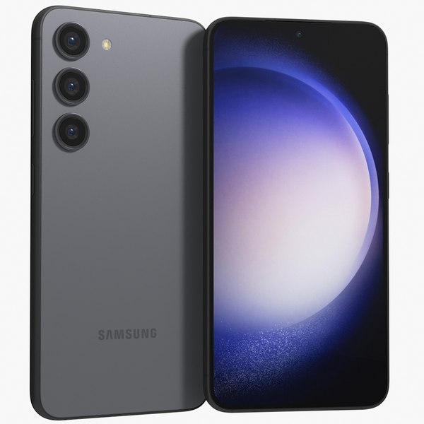 modelo 3d Samsung Galaxy S23 Graphite - TurboSquid 2022101